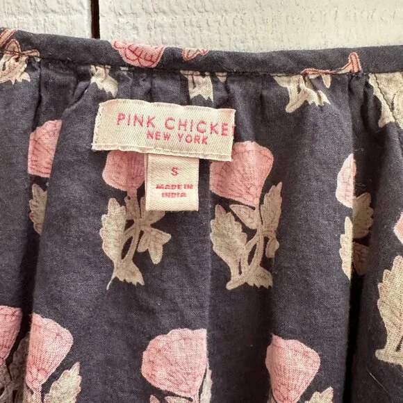 Pink Chicken Ava Top in Navy Floral Drop - Picture 6 of 8